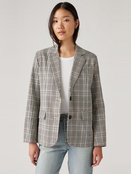 AMBER CLASSIC ブレザージャケット グレー LUKE PLAID