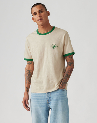 LEVI’S® X END RINGER Tシャツ グリーン