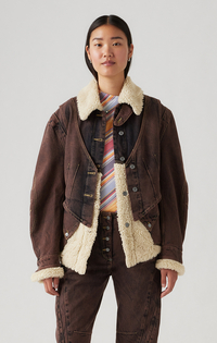 LEVI’S® x KIKO KOSTADINOV パネルジャケット ブラウン SHERPA