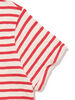 MARGOT ボーダーTシャツ レッド STRIPE CORAL RED