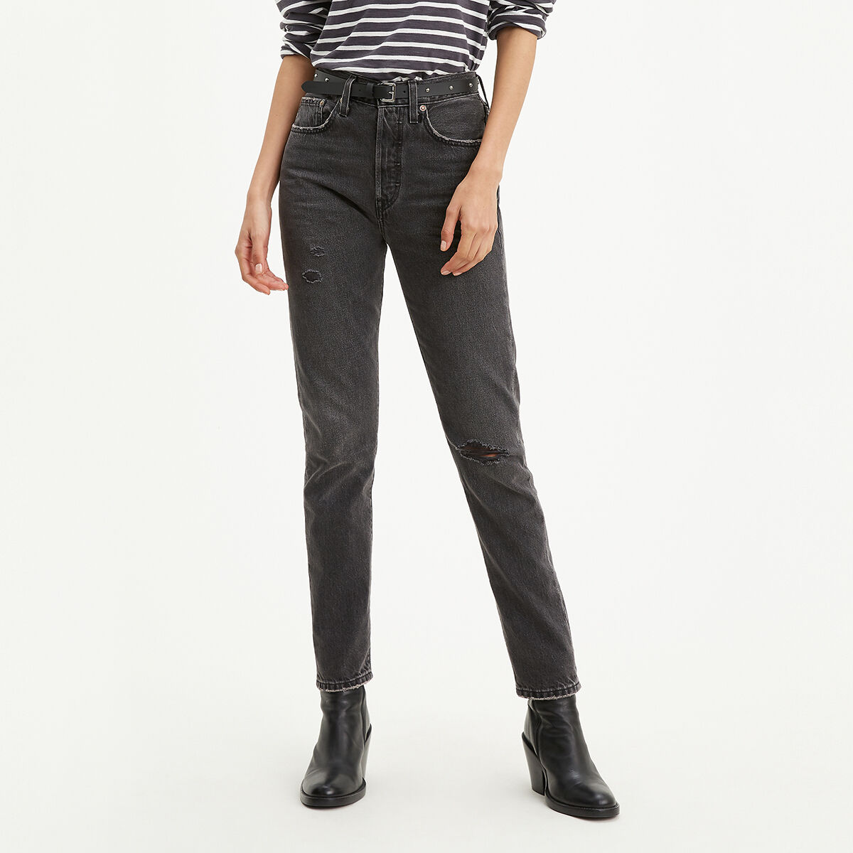 levi's black skinny