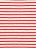 MARGOT ボーダーTシャツ レッド STRIPE CORAL RED