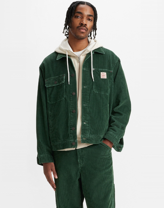 WORKWEAR SUNRISE トラッカージャケット グリーン PYTHON GREEN