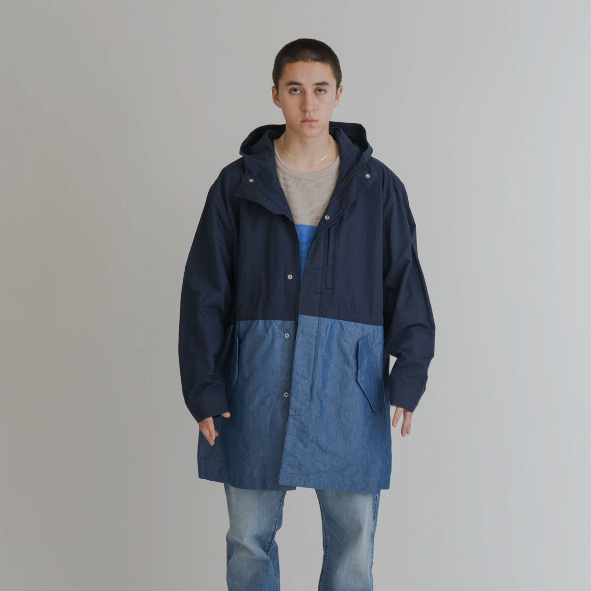 送料無料/プレゼント付♪ Levi's リーバイス コート メンズ アウター BERNAL HEIGHTS OVERSHIRT UNISEX  Short coat blue denim