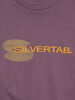 SILVERTAB™ グラフィッククルーネックスウェットシャツ パープル BIG ARCTIC DUSK