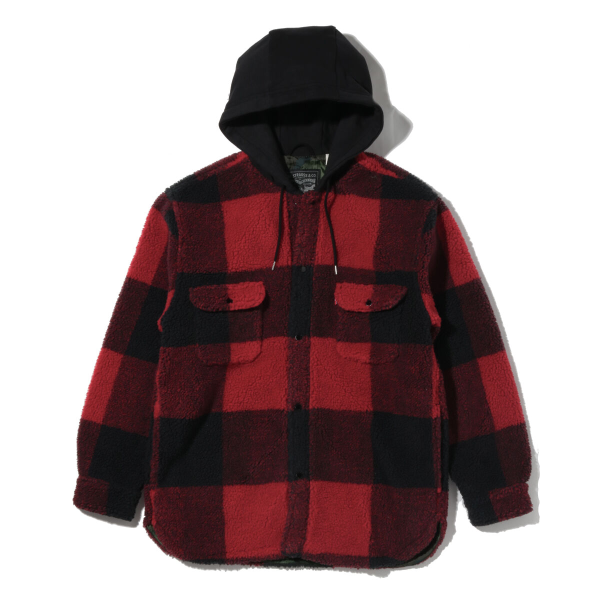 levis plaid sherpa