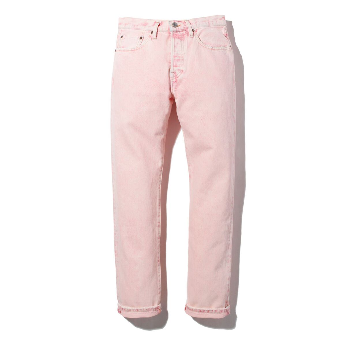 pink 501 levi jeans