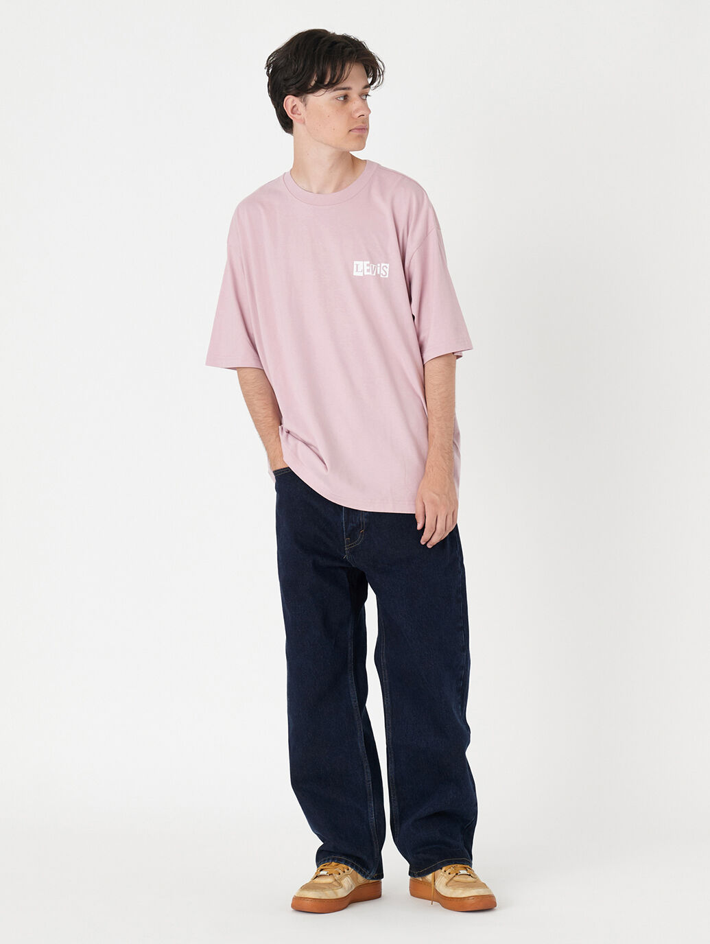 FINE BOYS 11月号掲載】LEVI'S® SKATE グラフィック Tシャツ ピンク