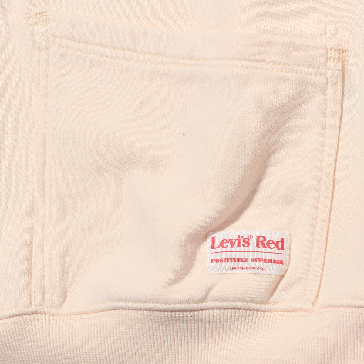 Levi's® RED LR HOODED SWEATSHIRT ECRU