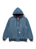 WORKWEAR POTRERO デニム フーディー ミディアムインディゴ GET INVOLVED