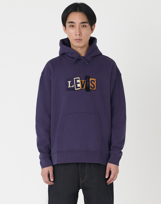 LEVI'S® SKATE フーディー パープル CHENILLE PATCH