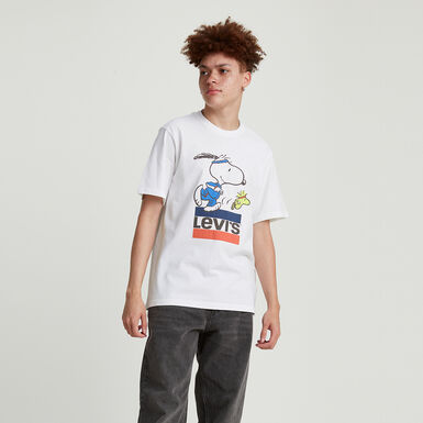 Peanuts Collectionリラックスフィットtシャツ Sw Running Snoopy リーバイス 公式通販