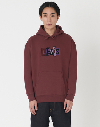 LEVI'S® SKATE フーディー レッド CHENILLE PATCH