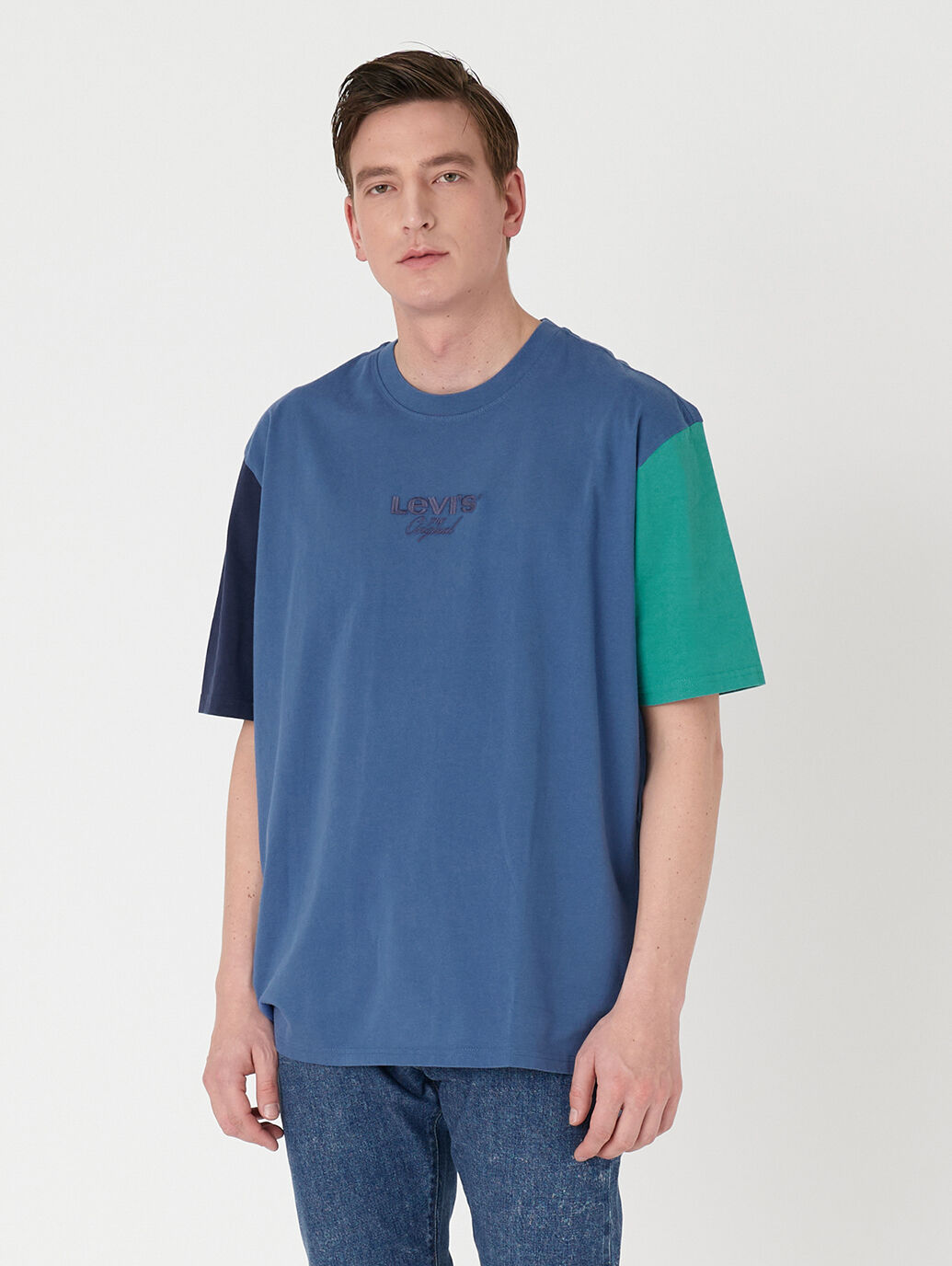 7,332円LEVI'S MADE\u0026CRAFTED Tシャツ COPEN BLUE WASH