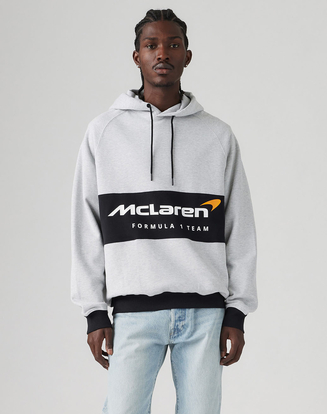 LEVI'S® x MCLAREN FLEECE フーディー グレー