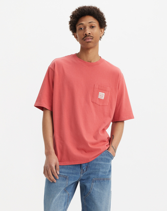 WORKWEAR Tシャツ レッド MINERAL RED