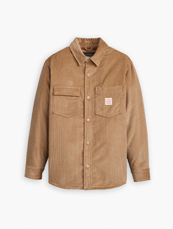 TELEGRAPH OVERSHIRT TIGER'S EYE