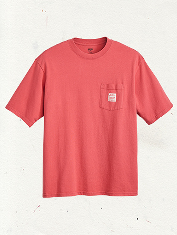 SS WORKWEAR TEE MINERAL RED