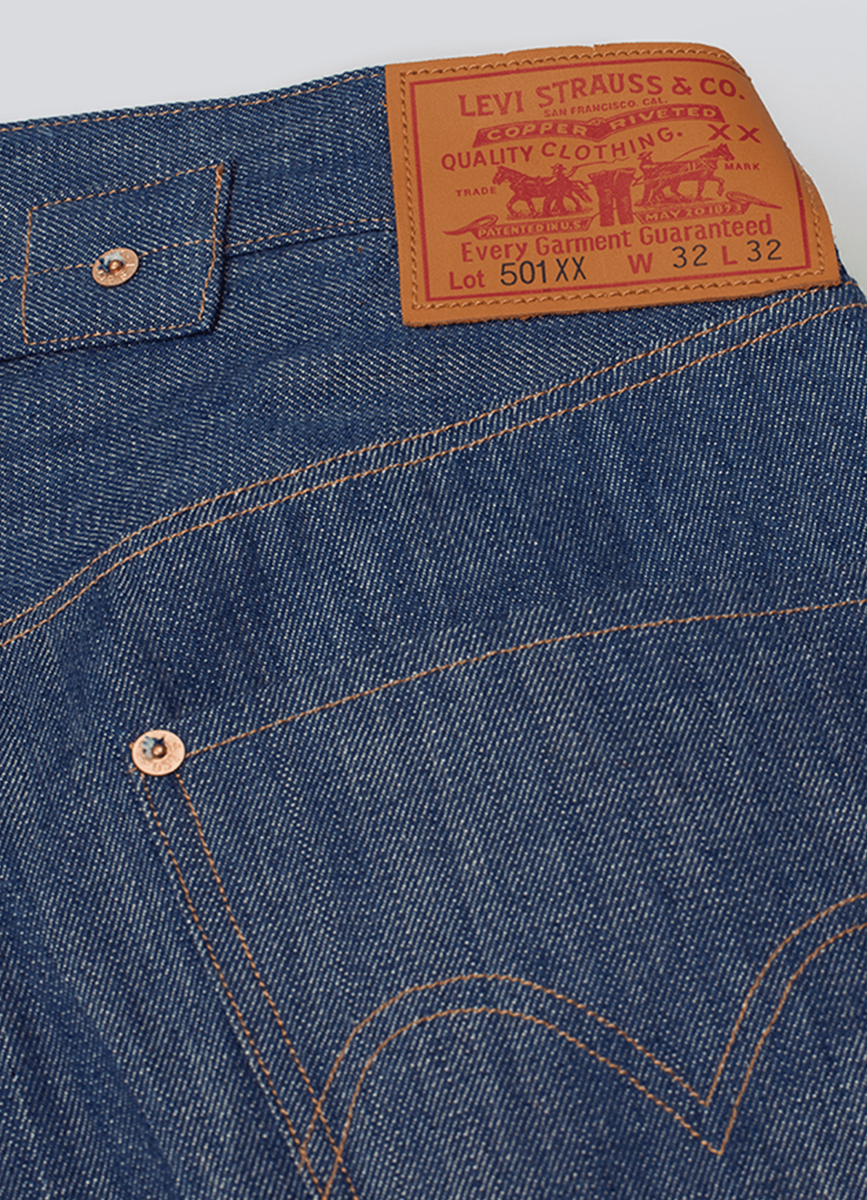 W34 世界501本限定LEVI'S WHITE OAK 1901 501xx-